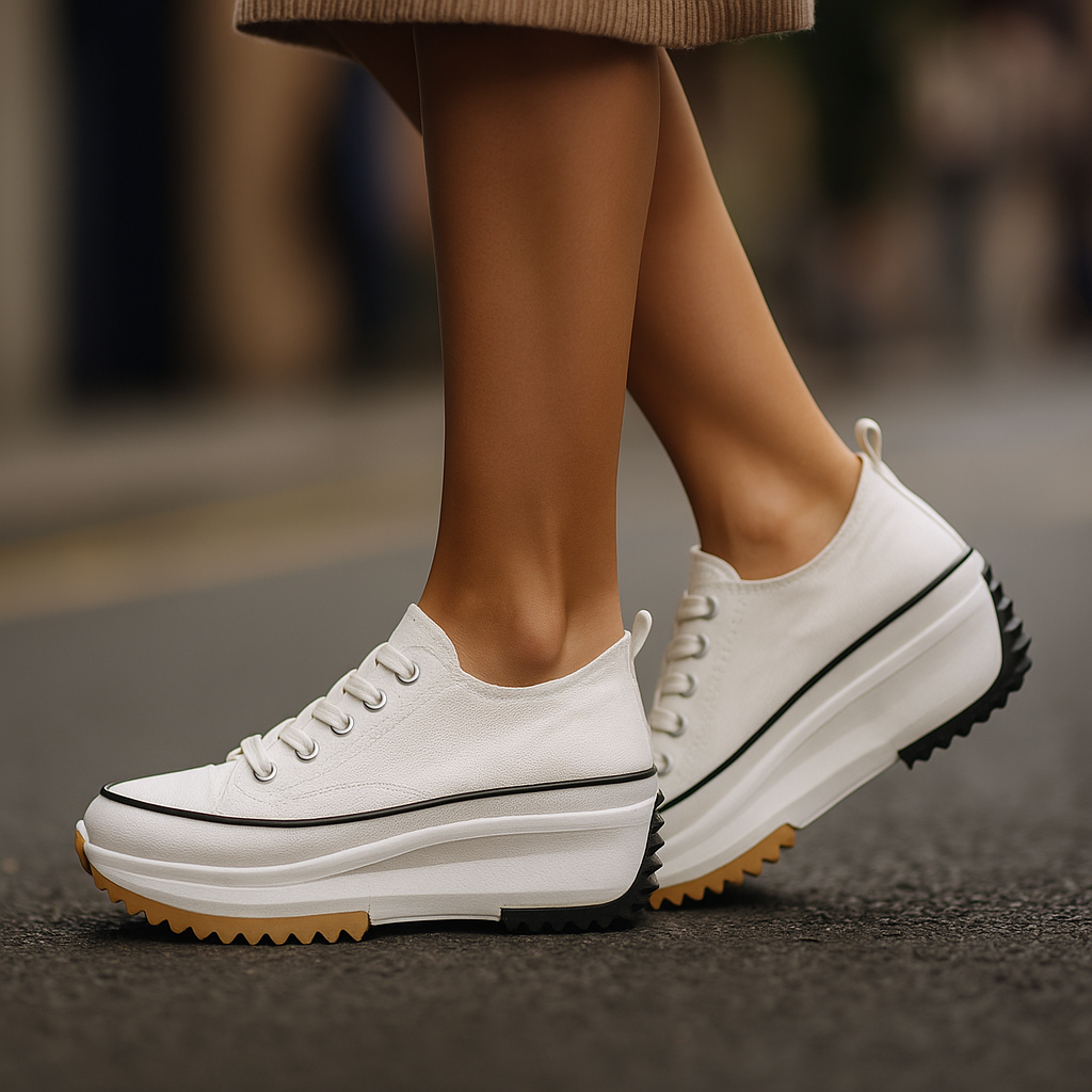 Arlina Sneakersy na Platformie | Styl i Komfort