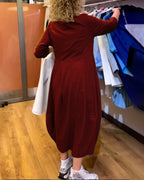 Coralia – Elegancka sukienka z okrągłym dekoltem