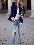 Matylda - Elegancka aksamitna marynarka