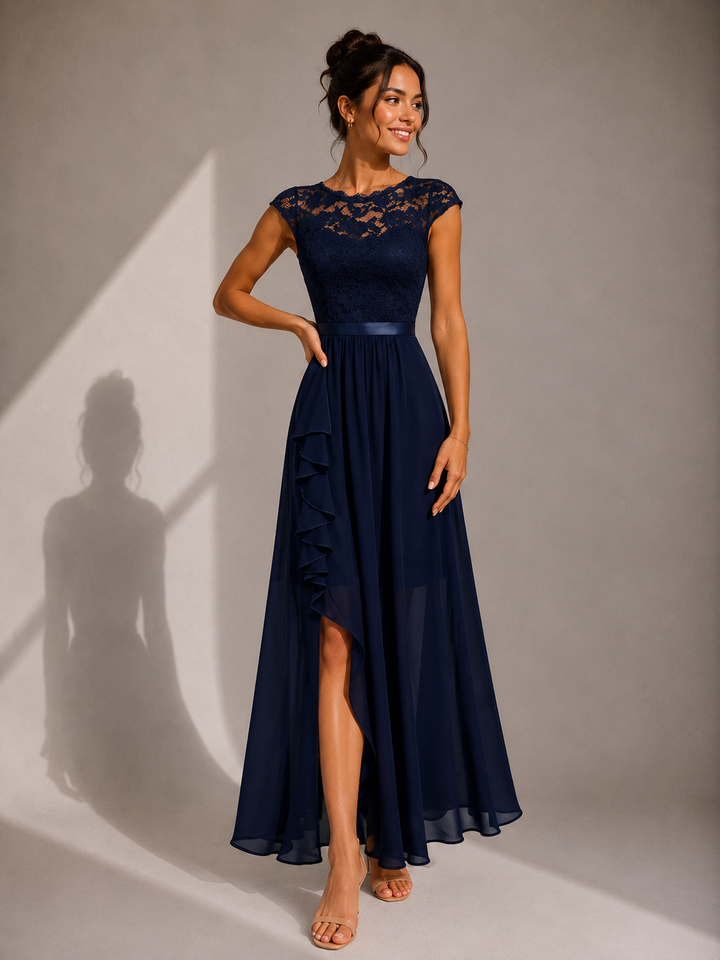 Lace Bodice Maxi sukienka