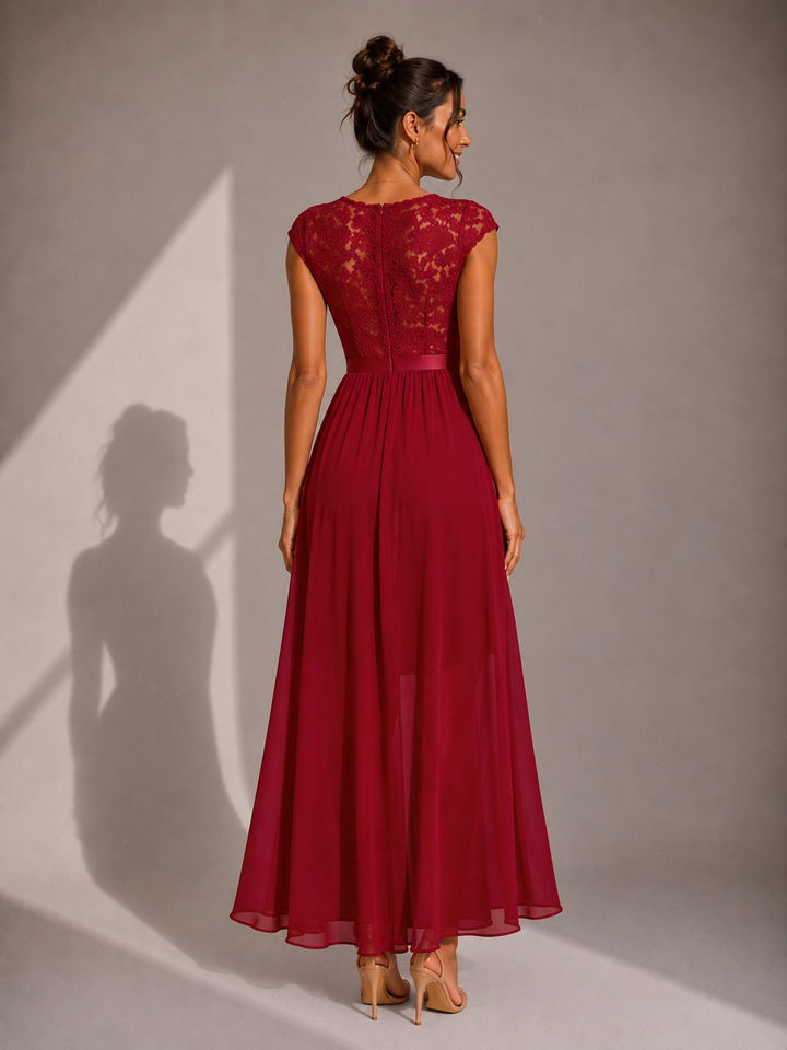 Lace Bodice Maxi sukienka