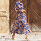 Natasza – Elegancka Sukienka Koszulowa z Paskiem