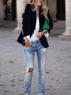 Matylda - Elegancka aksamitna marynarka