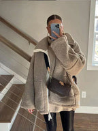 Zuleika – Oversize’owa kurtka polarowa