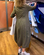 Coralia – Elegancka sukienka z okrągłym dekoltem