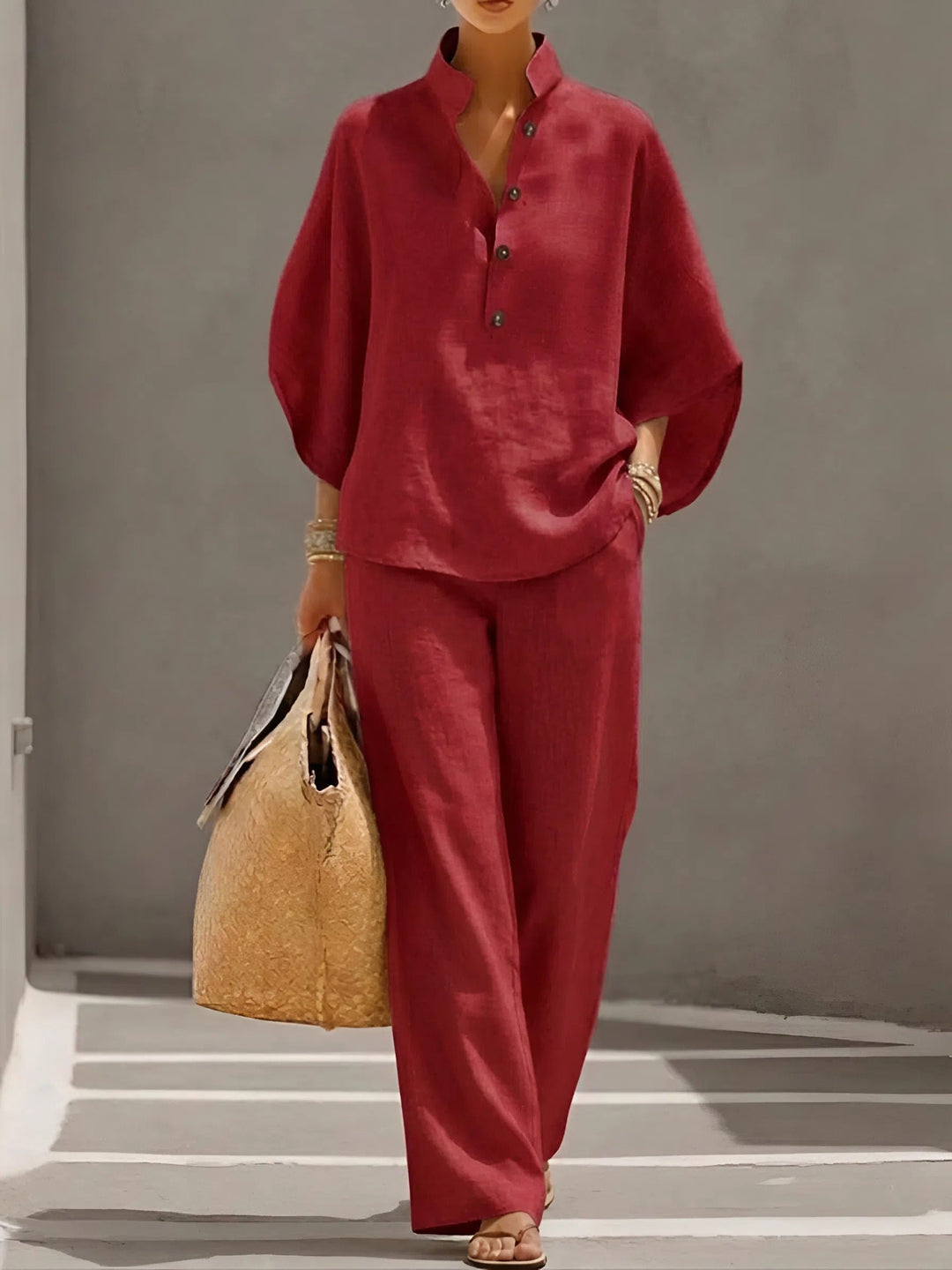 Elenor | Ponadczasowy, elegancki zestaw dwuczęściowy zapewniający swobodny styl