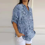 Albina – Zwiewna bluzka w kwiaty